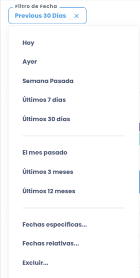 Filtro fecha